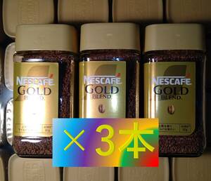 Vnes Cafe Gold Blend bin 80g×3ps.@V Nestle Nestle instant coffee case prompt decision free shipping 80 120