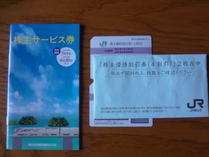 JR東日本株主優待割引券2枚＋株主サービス券1冊