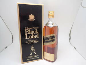 1円スタート!!O2963★古酒 スコッチ Johnnie Walker ジョニーウォーカー エクストラスペシャル 黒ラベル 箱付★未開栓