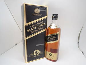 1円スタート!!O2965★古酒 スコッチ Johnnie Walker ジョニーウォーカー エクストラスペシャル 12年 黒ラベル★未開栓