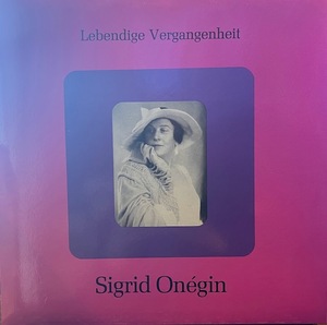 【LP】Lebendige Vergangenheit / Sigrid Onegin オーストリア盤