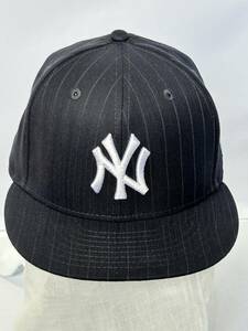 NEW ERA 59FIFTY SCABAL NYヤンキース ネイビーストライプ　サイズ７1/4