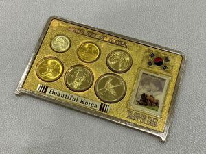 ★ 韓国 COINS SET OF BANK OF KOREA 1988年 ソウルオリンピック 1985年 1983年 韓国銀行 記念硬貨 コイン 切手 セット 保管品 ★