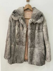 ◆ 毛皮コート ショート　ラビットファー　保管品　◆