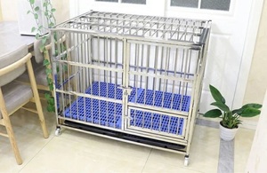 [ goods with special circumstances ] made of stainless steel dog gauge dog for cage house ( width 108x depth 72x height 92 cm) medium sized ~ for large dog 