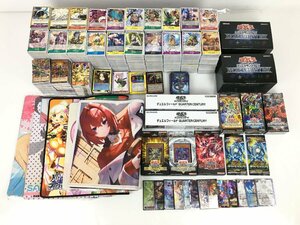 ワンピース 遊戯王 エヴァ カード スリーブ デッキ マット パック フィールド BOX 他 まとめセット (2) 箔押し プレイ用 ダメージ品 w◇90