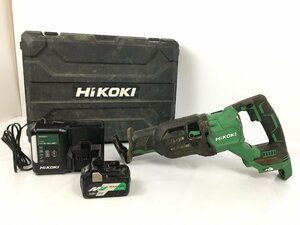 ハイコーキ HIKOKI 日立 コードレスセーバーソー CR36DA 130ｍｍ 36V 訳アリ品 動作確認済み バッテリー 充電器 K10085 wa◇104