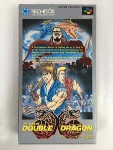 rh リターン・オブ・双戴龍 ダブルドラゴン RETURN OF DOUBLEDRAGON スーパーファミコン SFC スーファミ ソフト 箱付 hi◇42