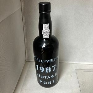  Real navy blue pannier ve- Rya Vintage port 1987 wine 