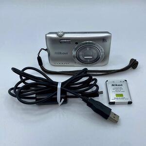 Nikon デジタルカメラ COOLPIX A300 光学8倍ズーム 2005万画素 シルバー A300SL