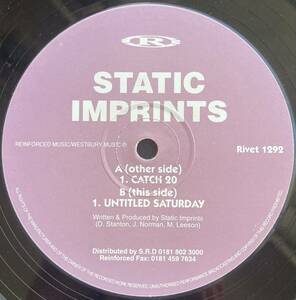 Static Imprints / Catch 20 ◎ Drum&Bass / Drum'n'Bass / Jungle / Reinforced Records RIVET 1292