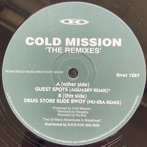 Cold Mission / The Remixes ◎ Drum&Bass / Drum'n'Bass / Jungle / Reinforced Records RIVET 1287