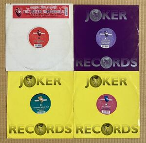 Joker Records レコード4枚セット ドラムベース ◎ Drum&Bass / Drum'n'Bass / Jungle 