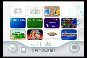 Wii本体のみ 内蔵ソフト6本入/エキサイトバイクワールドレース/カービィボウル/がんばれゴエモン3/スーマリオワールド/マリカ64/燃えプロ