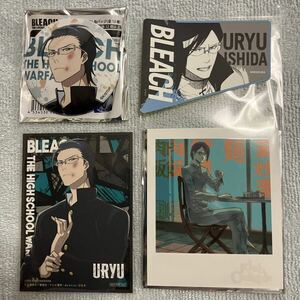 BLEACH Cafe Fan Base コラボカフェ 缶バッジ 物販特典カード オリジナルカットステッカー Klub Outside ポートレイト 石田雨竜