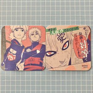 NARUTO ナルト ジャンプフェア アートコースター 第3弾 我愛羅 砂忍 カンクロウ テマリ