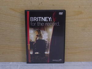 △H/175●DVD☆Britney Spears☆BRITNEY:for the record.☆中古品