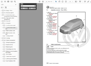 フォルクスワーゲン ポロ　Polo　(2010-2017)　MK5　6R ワークショップ&配線図 整備書