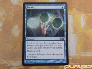 MTG　思案/Ponder　英　M12　4枚まで