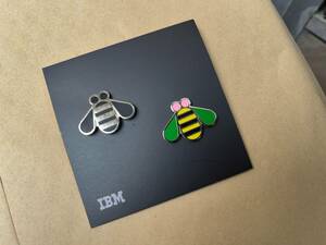 IBM ピンズ ２個セット　EYE BEE M