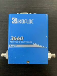 mass flow controller マスフローコントローラ　model モデル 3660 KOFLOC GAS：Air FLOW RATE：3SLM SERIAL：0403-46331N 真空装置 