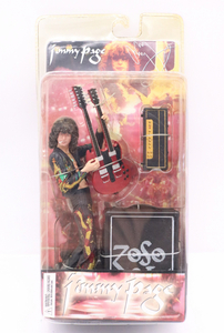 【ト滝】★未開封保管品★ NECA ネカ Jimmy Page ジミー ペイジ アクションフィギュア ロック ギタリスト アーティスト CBZ01DEM65