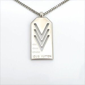 * Louis Vuitton Triple V VVV колье серебряный цвет M00050 (0220489109)