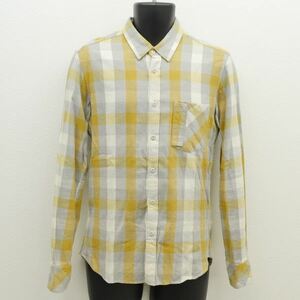 ★ ファクトタム 長袖シャツ グレー×オレンジ ドメスティック サイズ46(M) オシャレ カジュアル アメカジ (0220265211)