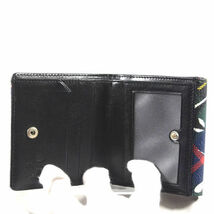 ■ ヴィヴィアンウエストウッド スプラッシュタータン 二つ折り財布 PVC (0990009460)_画像3