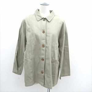 *sa man sa Moss Moss katsulagiBIG Silhouette jacket khaki free size tag attaching 1303784-11-15 (0220438556)