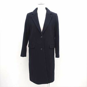 * Urban Research Chesterfield coat cashmere . navy free size UR77-27C011 (0220440074)