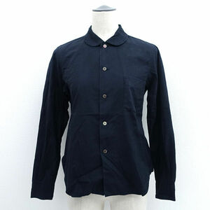 * Comme des Garcons long sleeve shirt robe de chambre navy size M (0220456401)