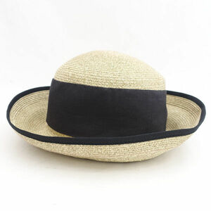 * роза irono предотвращение соломенная шляпа соломинка шляпа бежевый × черный (0220464637)