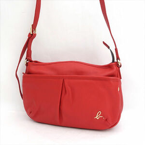 # Agnes B shoulder bag leather red (0990013078)