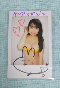  Ikemoto рекламная закладка с автографом Cheki 