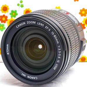 美品 Canon キャノン EF-S 15-85mm IS USM☆超広角レンズ