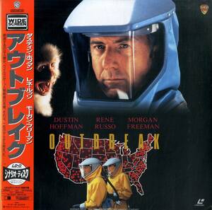 B00160907/LD2枚組/ダスティン・ホフマン、レネ・ルッソ、モーガン・フリーマン「アウトブレイク(Widescreen)」