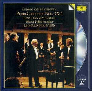 B00168646/LD/クルスティアン・ツィマーマン「ベートーヴェン/ピアノ協奏曲第3番・第4番」