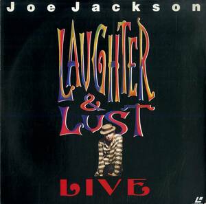 B00170067/LD/ジョー・ジャクソン (JOE JACKSON)「Laughter & Lust Live 1991 (1992年・WML5-7022・ニューウェイヴ)」