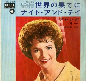 C00187961/EP/ブレンダ・リー(BRENDA LEE)「世界の果てに The End Of The World / Night And Day (1964年・DS-313・ヴォーカル)」