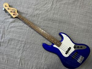 【弦交換済み】squier by fender ジャズベース　青　検）GLAY JIRO ぼっちざろっく　スクワイヤー