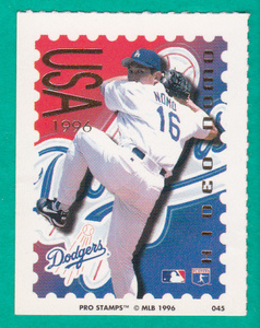 野茂英雄 1996 Pro Stamps 045