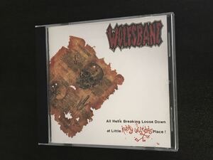 WOLFSBANE [ウルフズべイン] 1990年『ALL HELL'S BREAKING LOOSE DOWN』日本盤CD ブレイズ・ベイリー