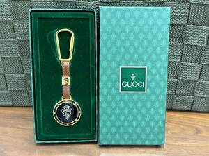 1 jpy ~ unused long time period home storage goods Gucci key holder bag charm 