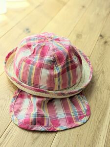 女の子　ベビー　帽子　夏用　ハット　キャップ　50cm