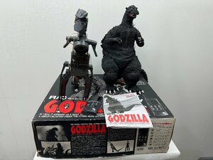 [ утиль *1 иен старт ] Osaka departure Tokyo Marui радиоконтроллер первое поколение Godzilla 1/100 шкала с коробкой 