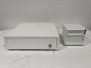 埼玉発 セイコーインスツルメンツ 感熱式レシートプリンター RP-F10 エプソン ドロワー CD-A3336W セット MS MM④