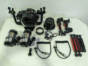 [1 jpy start * present condition goods ] Saitama departure SEA & SEA Canon EOS 40D/50D for camera housing MDX-40D diving tools and materials YK MM