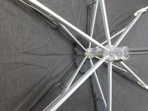 ( せ-A1-1186 ）FRANCO FERRARO フランコフェラーロ 折りたたみ傘 日傘 ブラック 黒 花 刺繍 全長約22.5cm 半径約46cm 中古_画像4