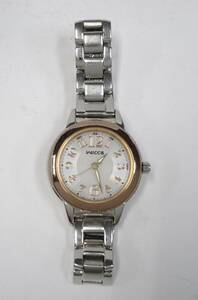 (つ-U-635)Wicca ウィッカ 腕時計 H336-078997 アナログ ソーラー レディース 動作品 中古
